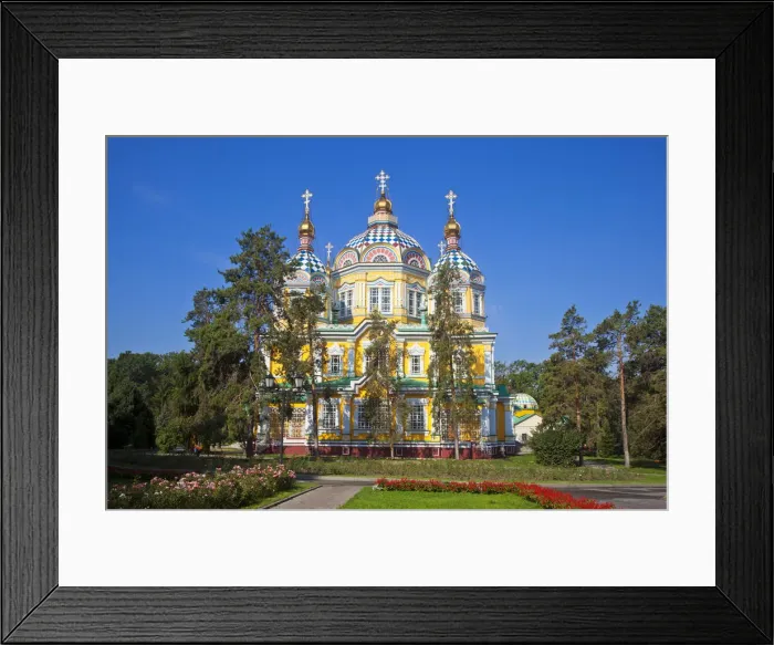 Framed Print : Kazakhstan, Almaty, Panfilov Park, Zenkov Cathedral previously known as Ascension Framed Print : Kazakhstan, Almaty, Panfilov Park, Zenkov Cathedral previously known as Ascension