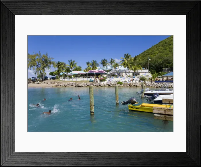 Framed Print : Caribbean, St Kitts and Nevis, St Kitts, Frigate Bay Beach Framed Print : Caribbean, St Kitts and Nevis, St Kitts, Frigate Bay Beach