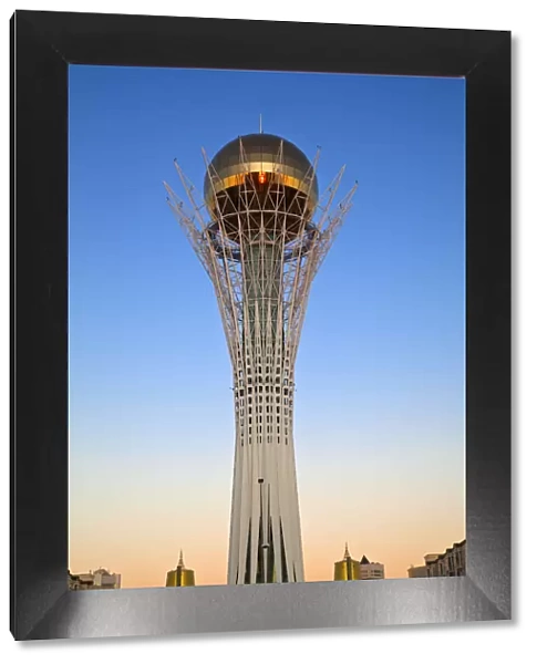 Kazakhstan, Astana, Nurzhol Bulvar - central boulevard, Bayterek Tower