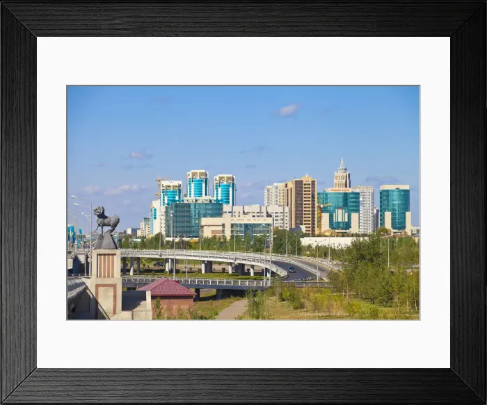 Framed Print : Kazakhstan, Astana, City view