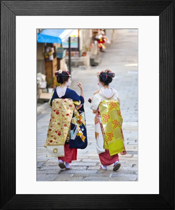 Framed Print : Geisha, Kyoto, Japan Framed Print : Geisha, Kyoto, Japan