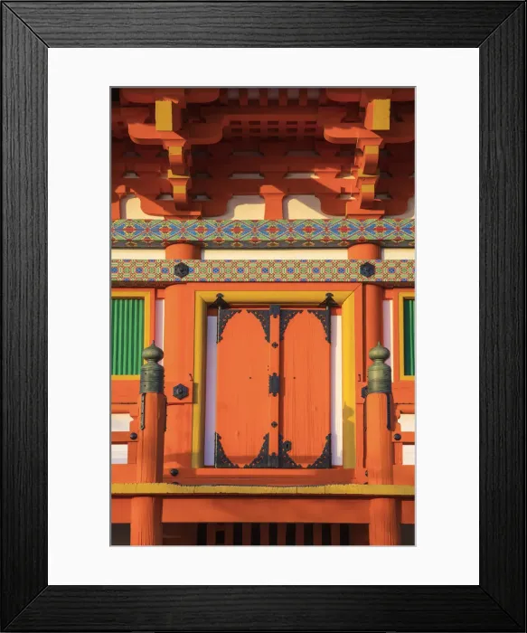 Framed Print : Japan, Kyoto, Higashiyama District, Kiyomizu-dera Temple, The Deva gate Framed Print : Japan, Kyoto, Higashiyama District, Kiyomizu-dera Temple, The Deva gate