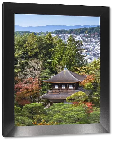 Japan, Kyoto, Ginkakuji Temple - A World Heritage Site, View of Silver Pavilion