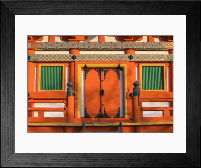 Framed Print : Japan, Kyoto, Higashiyama District, Kiyomizu-dera Temple, The Deva gate Framed Print : Japan, Kyoto, Higashiyama District, Kiyomizu-dera Temple, The Deva gate