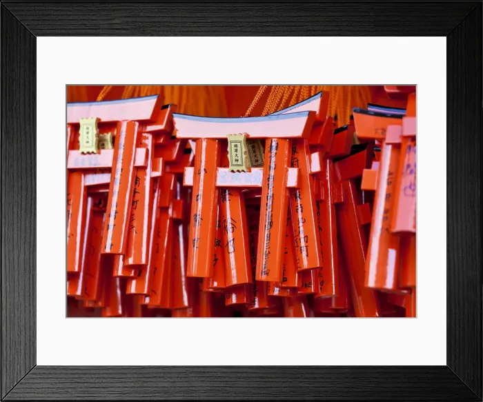 Framed Print : Japan, Kyoto, Fushimi-ku, Fushimi Inari Taisha shrine, small Tori gates Framed Print : Japan, Kyoto, Fushimi-ku, Fushimi Inari Taisha shrine, small Tori gates