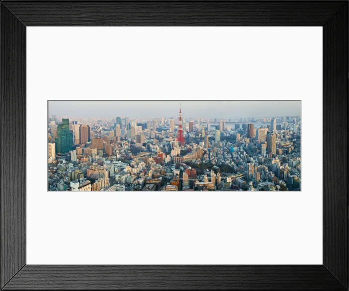 Framed Print : Tokyo skyline and Tokyo Tower, Tokyo, Japan Framed Print : Tokyo skyline and Tokyo Tower, Tokyo, Japan