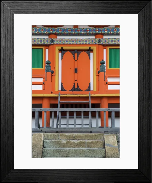 Framed Print : Japan, Kyoto, Higashiyama District, Kiyomizu-dera Temple, The Deva gate Framed Print : Japan, Kyoto, Higashiyama District, Kiyomizu-dera Temple, The Deva gate