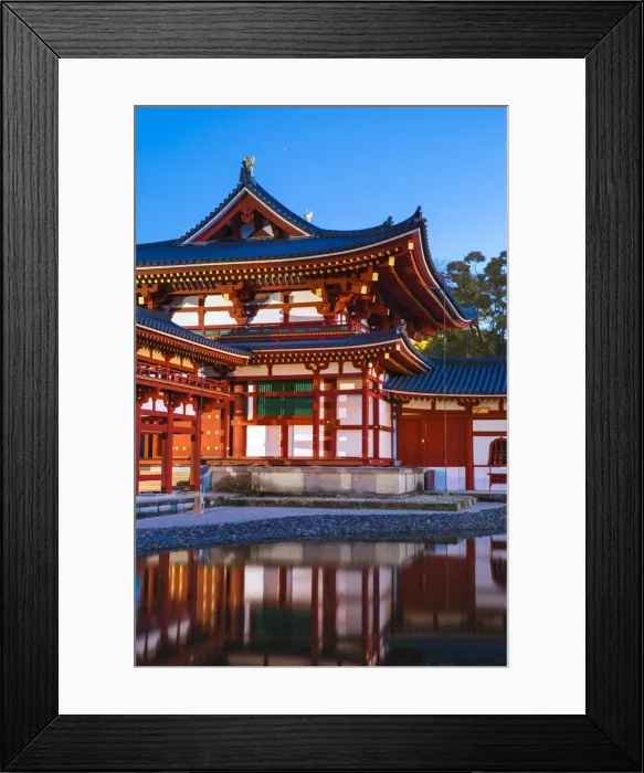 Framed Print : Japan, Kyoto, Uji, Byodoin Temple