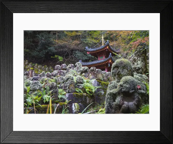 Framed Print : Japan, Kyoto, Arashiyama, Otagi Nenbutsu-ji Temple, Rakan (disciples of Shaka Framed Print : Japan, Kyoto, Arashiyama, Otagi Nenbutsu-ji Temple, Rakan (disciples of Shaka
