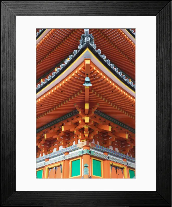 Framed Print : Japan, Kyoto, Higashiyama District, Kiyomizu-dera Temple, The Deva gate Framed Print : Japan, Kyoto, Higashiyama District, Kiyomizu-dera Temple, The Deva gate