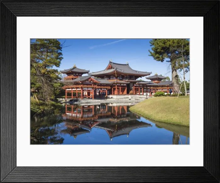 Framed Print : Japan, Kyoto, Uji, Byodoin Temple
