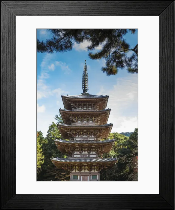 Framed Print : Japan, Kyoto, Daigoji Temple, Goju-no-to pagoda Framed Print : Japan, Kyoto, Daigoji Temple, Goju-no-to pagoda