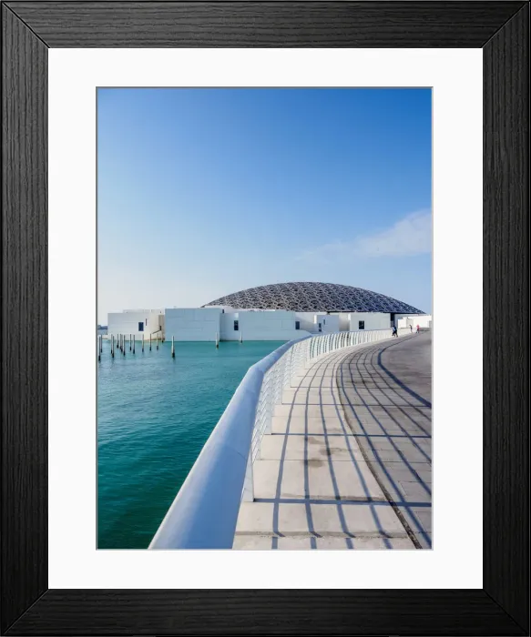 Framed Print : Louvre Museum, Abu Dhabi, United Arab Emirates Framed Print : Louvre Museum, Abu Dhabi, United Arab Emirates