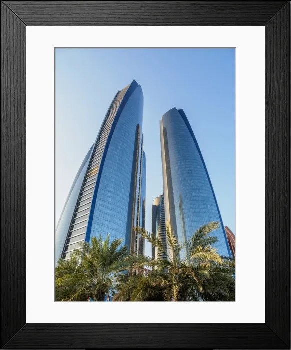 Framed Print : Etihad Towers, Abu Dhabi, United Arab Emirates Framed Print : Etihad Towers, Abu Dhabi, United Arab Emirates