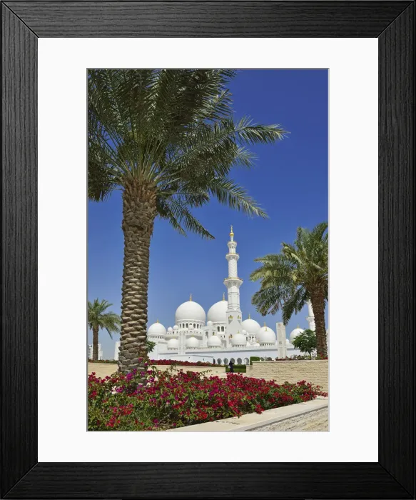 Framed Print : Sheikh Zayed Mosque, Abu Dhabi, United Arab Emirates Framed Print : Sheikh Zayed Mosque, Abu Dhabi, United Arab Emirates