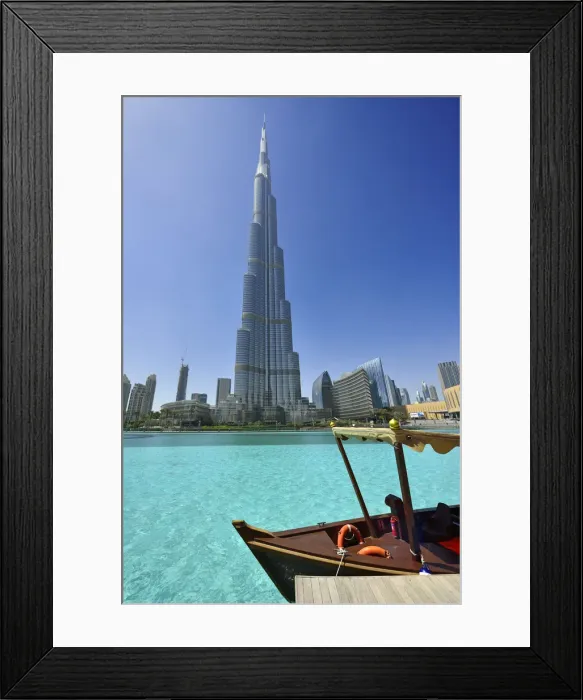 Framed Print : Burj Khalifa, the highest building in the world, Dubai, United Arab Emirates, Asia Framed Print : Burj Khalifa, the highest building in the world, Dubai, United Arab Emirates, Asia
