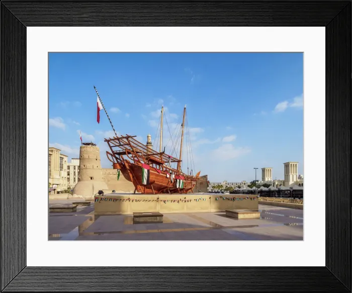 Framed Print : Dubai Museum, Al Fahidi Fort, Dubai, United Arab Emirates Framed Print : Dubai Museum, Al Fahidi Fort, Dubai, United Arab Emirates