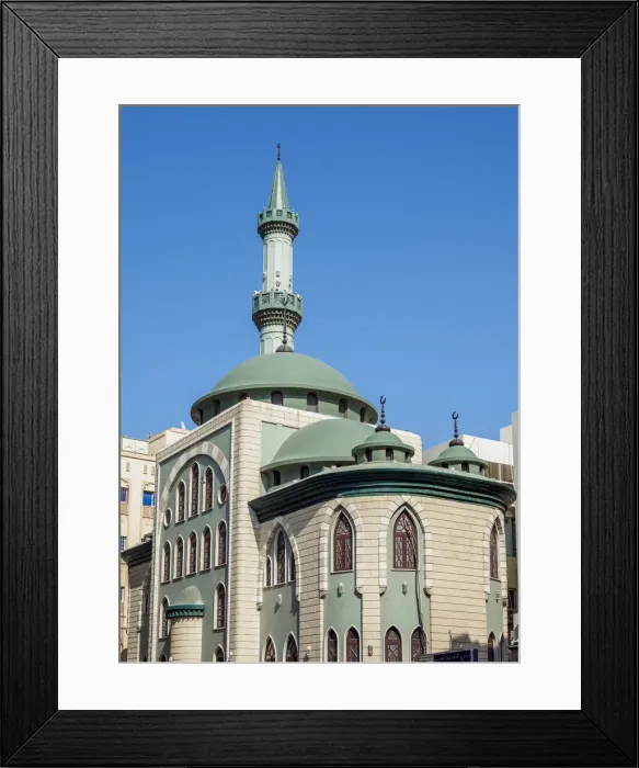 Framed Print : Belhul Mosque, Deira, Dubai, United Arab Emirates Framed Print : Belhul Mosque, Deira, Dubai, United Arab Emirates