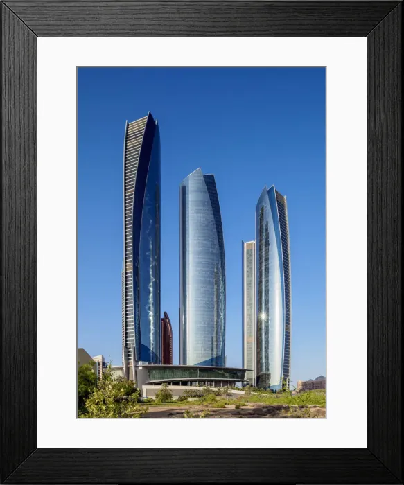 Framed Print : Etihad Towers, Abu Dhabi, United Arab Emirates Framed Print : Etihad Towers, Abu Dhabi, United Arab Emirates