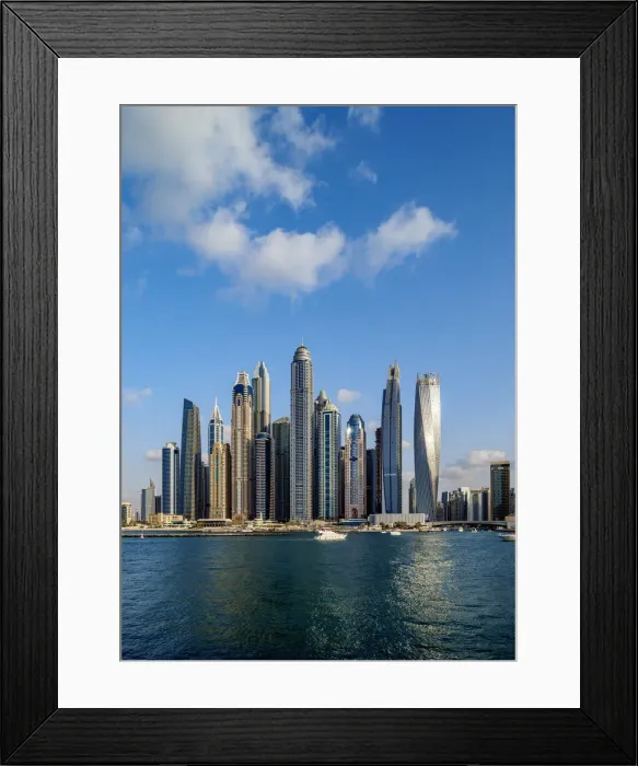 Framed Print : Dubai Marina, Dubai, United Arab Emirates Framed Print : Dubai Marina, Dubai, United Arab Emirates