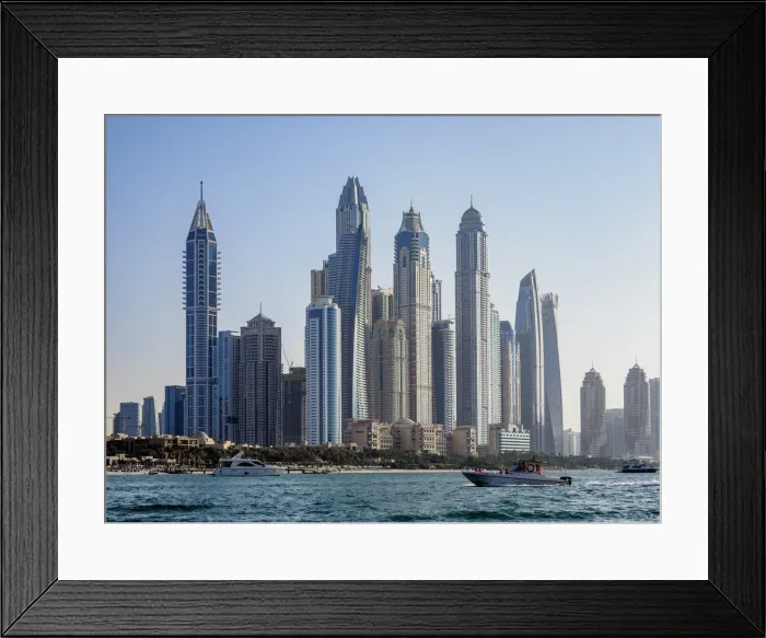 Framed Print : Dubai Marina, Dubai, United Arab Emirates Framed Print : Dubai Marina, Dubai, United Arab Emirates