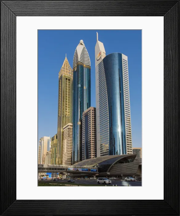 Framed Print : Sheikh Zayed Road, Dubai, United Arab Emirates Framed Print : Sheikh Zayed Road, Dubai, United Arab Emirates