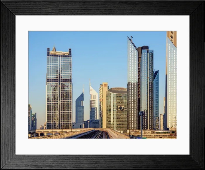 Framed Print : Dubai Metro, Dubai, United Arab Emirates Framed Print : Dubai Metro, Dubai, United Arab Emirates