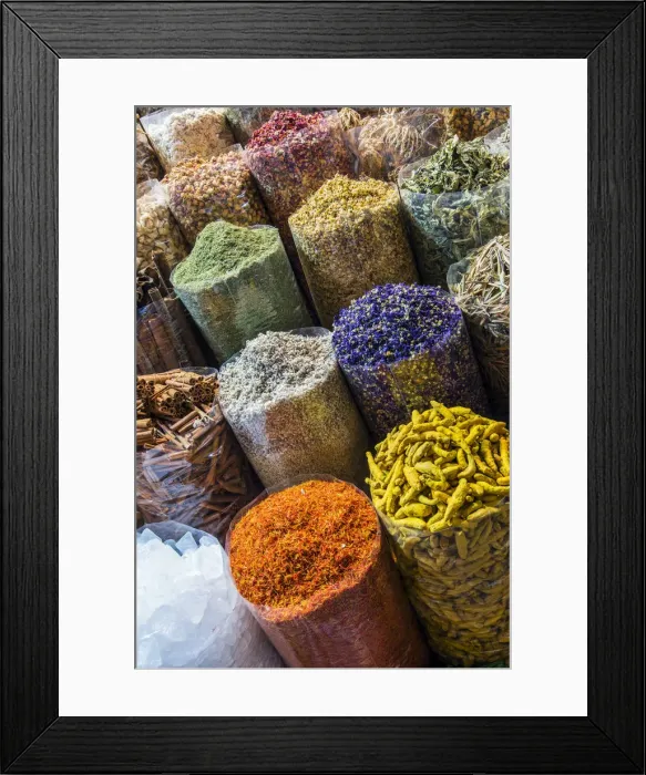 Framed Print : Dubai Spice Souk, Dubai, United Arab Emirates Framed Print : Dubai Spice Souk, Dubai, United Arab Emirates