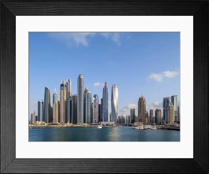 Framed Print : Dubai Marina, Dubai, United Arab Emirates Framed Print : Dubai Marina, Dubai, United Arab Emirates
