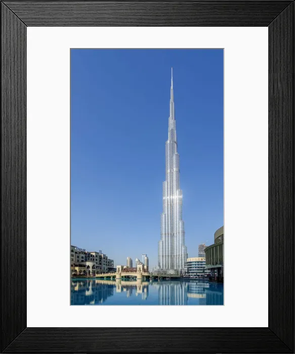 Framed Print : Burj Khalifa Skyscraper, Downtown, Dubai, United Arab Emirates Framed Print : Burj Khalifa Skyscraper, Downtown, Dubai, United Arab Emirates
