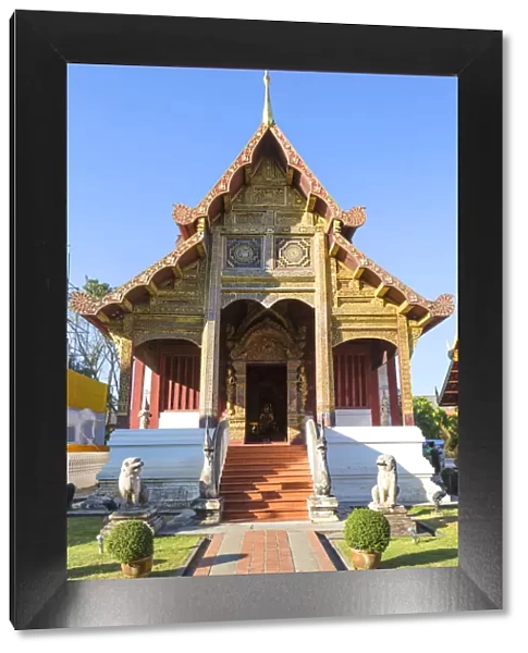Thailand, Chiang Mai. Wat Phra Singh temple