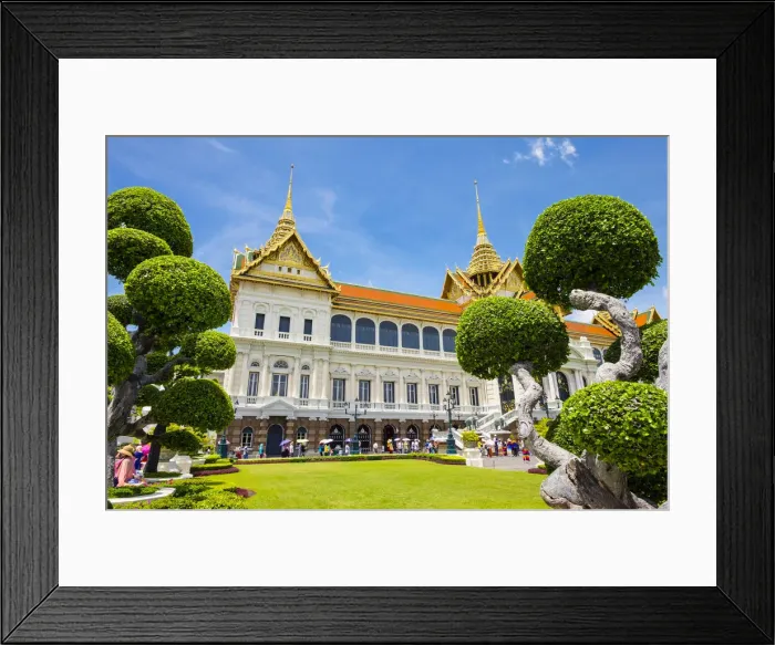 Framed Print : Phra Thinang Chakri Maha Prasat throne hall, Grand Palace complex, Bangkok, Thailand Framed Print : Phra Thinang Chakri Maha Prasat throne hall, Grand Palace complex, Bangkok, Thailand
