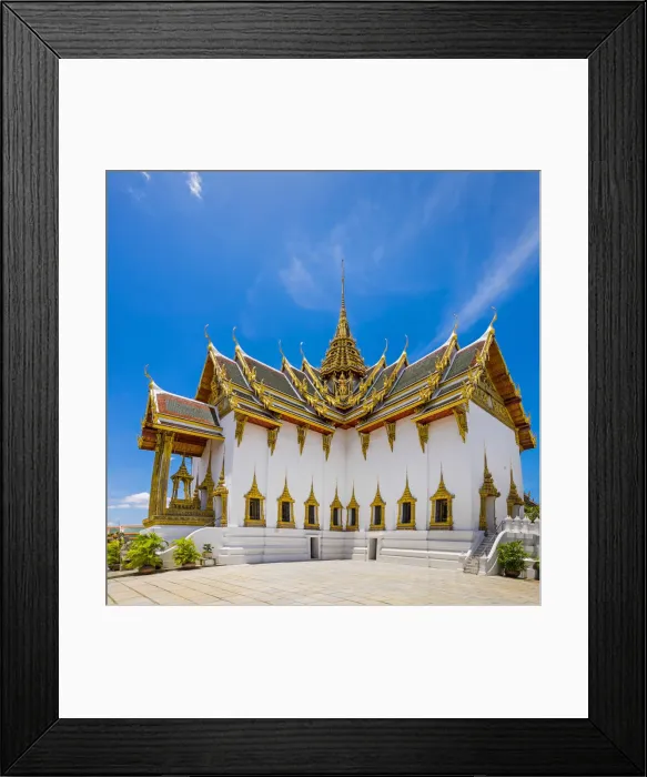 Framed Print : Phra Thinang Dusit Maha Prasat throne hall at the Grand Palace complex, Bangkok, Thailand
