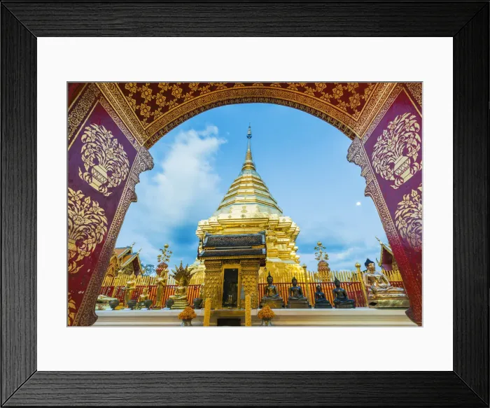Framed Print : Wat Phrathat Doi Suthep, Chiang Mai, Thailand Framed Print : Wat Phrathat Doi Suthep, Chiang Mai, Thailand