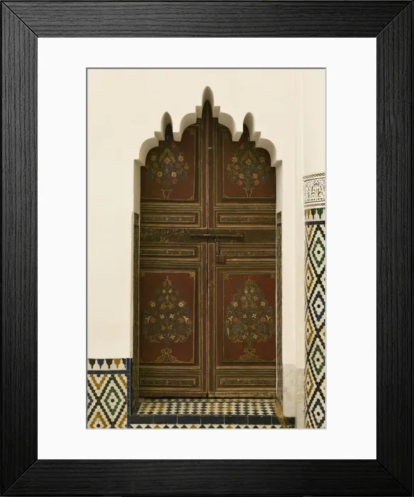 Framed Print : Morocco, Marrakech, Musee de Marrakesh (housed in a restored 19th century riad, Dar Framed Print : Morocco, Marrakech, Musee de Marrakesh (housed in a restored 19th century riad, Dar