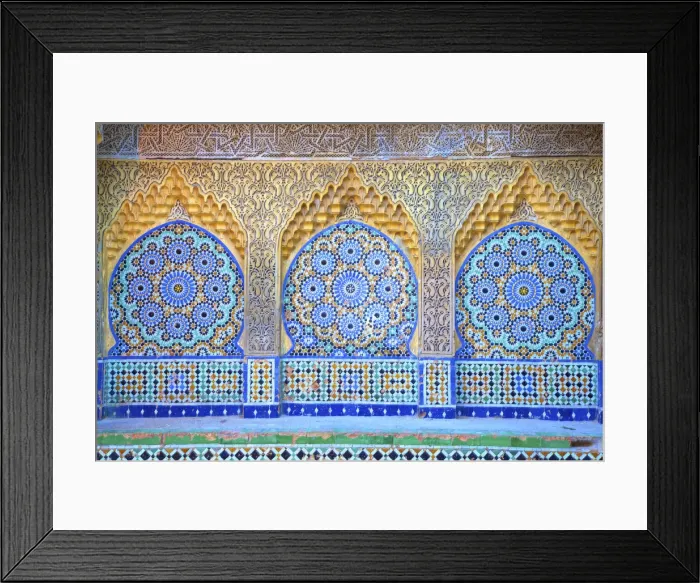 Framed Print : Fountain at Bab El Assa, Tangier, Morocco, North Africa Framed Print : Fountain at Bab El Assa, Tangier, Morocco, North Africa