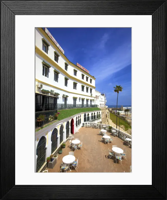 Framed Print : Exterior of Hotel Continental, Tangier, Morocco, North Africa Framed Print : Exterior of Hotel Continental, Tangier, Morocco, North Africa