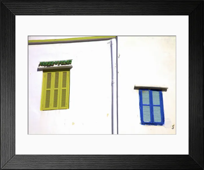 Framed Print : Shuttered Windows on Colonial Building, Tangier, Morocco, North Africa Framed Print : Shuttered Windows on Colonial Building, Tangier, Morocco, North Africa