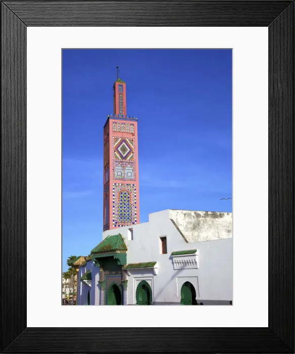 Framed Print : Mosque of Sidi Bou Abib, Grand Socco, Tangier, Morocco, North Africa Framed Print : Mosque of Sidi Bou Abib, Grand Socco, Tangier, Morocco, North Africa