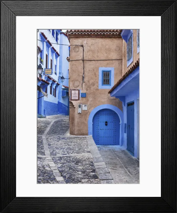 Framed Print : Medina, old town, Chefchaouen, Chaouen, Morocco Framed Print : Medina, old town, Chefchaouen, Chaouen, Morocco
