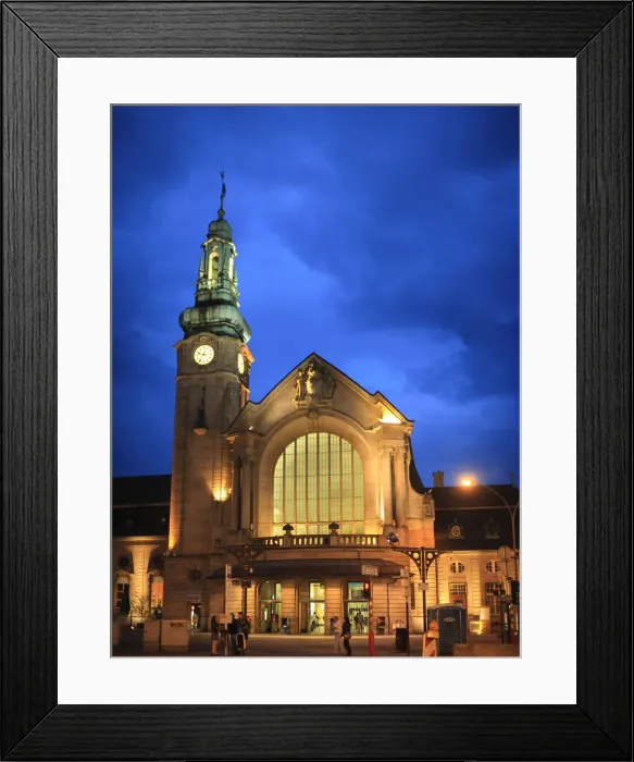 Framed Print : Railway station, Luxembourg Framed Print : Railway station, Luxembourg