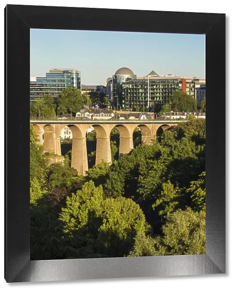 Luxembourg, Luxembourg City, Petrusse Park and Viaduct