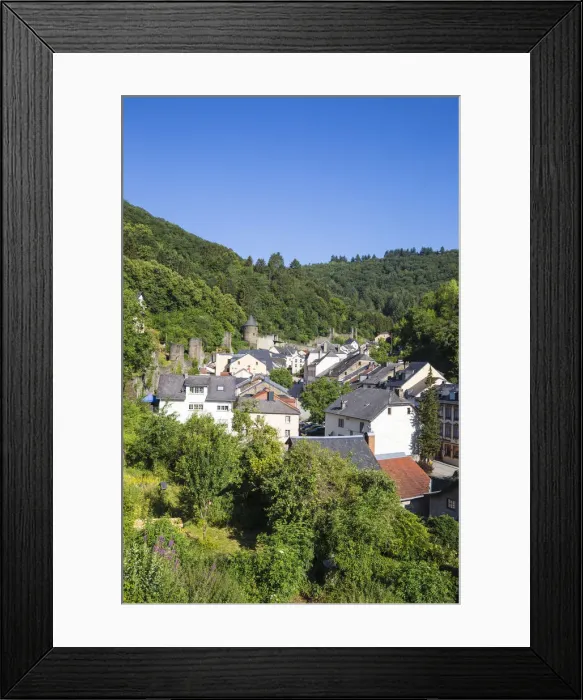Framed Print : Luxembourg, View of Vianden Framed Print : Luxembourg, View of Vianden