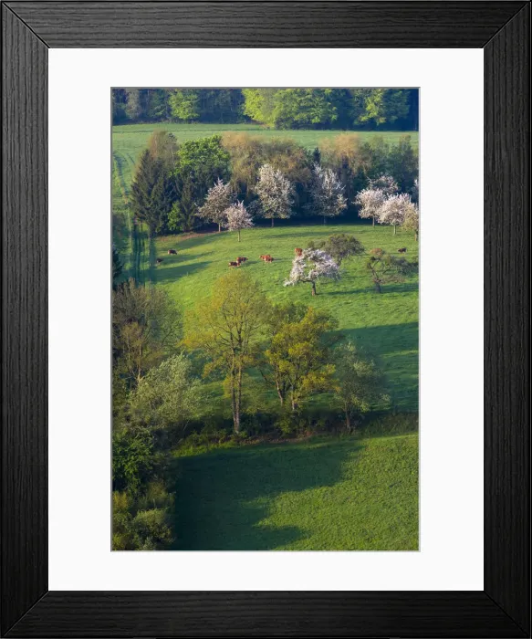 Framed Print : Luxembourg, Sure River Valley, Ettelbruck, countryside Framed Print : Luxembourg, Sure River Valley, Ettelbruck, countryside
