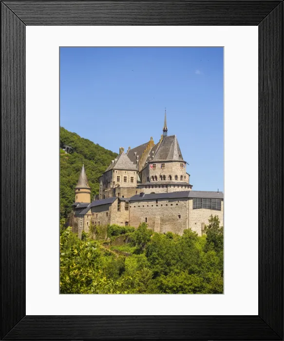 Framed Print : Luxembourg, Vianden, Vianden castle Framed Print : Luxembourg, Vianden, Vianden castle