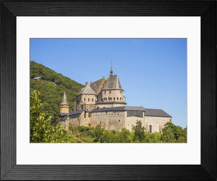 Framed Print : Luxembourg, Vianden, Vianden castle Framed Print : Luxembourg, Vianden, Vianden castle