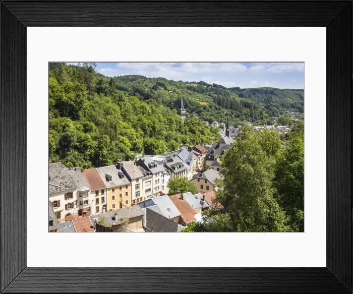 Framed Print : Luxembourg, View of Vianden Framed Print : Luxembourg, View of Vianden
