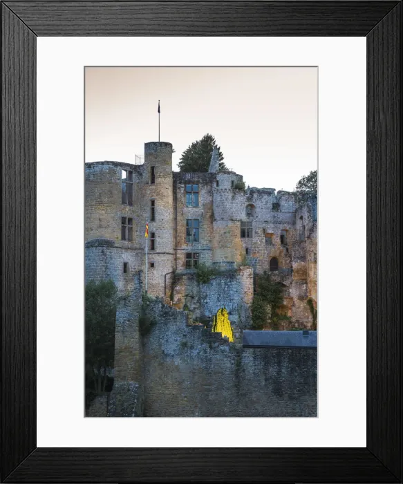 Framed Print : Luxembourg, Beaufort, Beaufort Castle