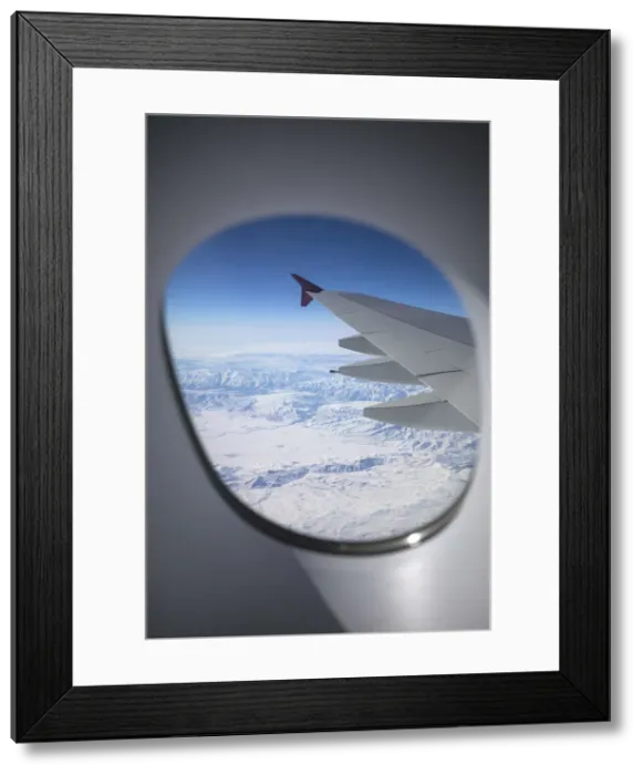 Framed Print : View out of window of an A380 over Eastern Tureky Framed Print : View out of window of an A380 over Eastern Tureky