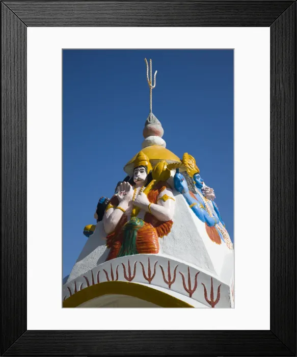 Framed Print : Mauritius, North Mauritius, Cap Maleureux, Hindu Shrine, Bassin Paquet Framed Print : Mauritius, North Mauritius, Cap Maleureux, Hindu Shrine, Bassin Paquet